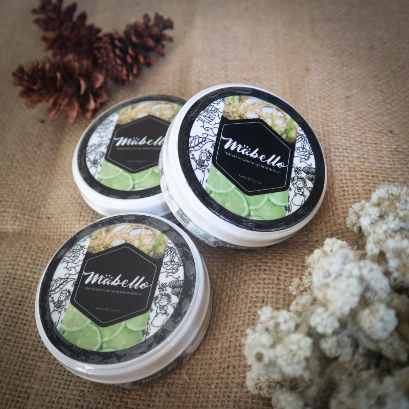(READY SIAP KIRIM) Masker Hitam Virall Mabello bedda lotong 100% Original