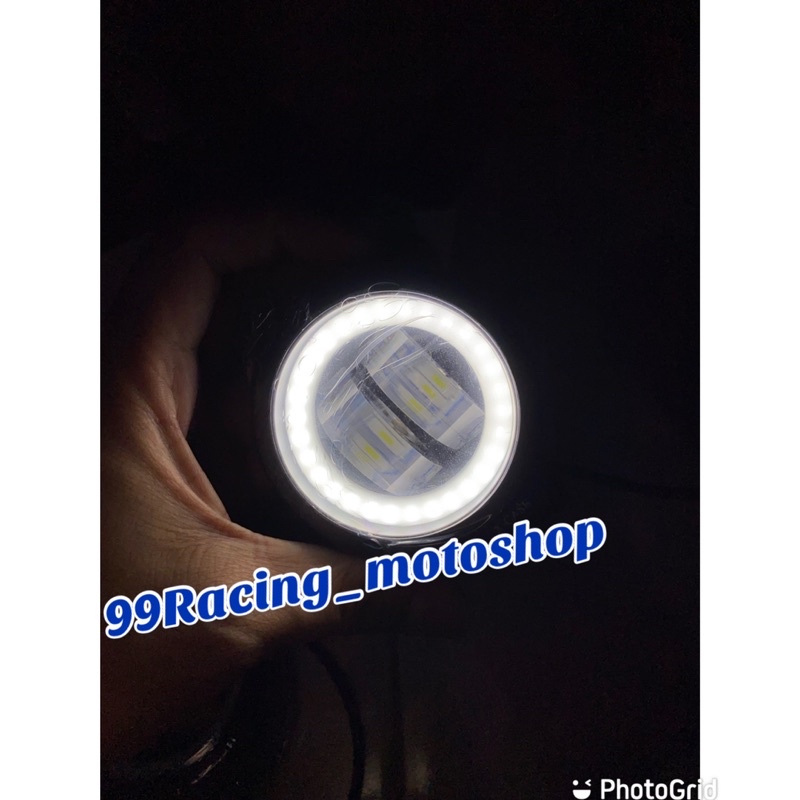COD Lampu Tembak Sorot LED 4D Mata Lensa CWL 2 Model Bulat 20Watt AE 12-80Volt Universal Motor Mobil