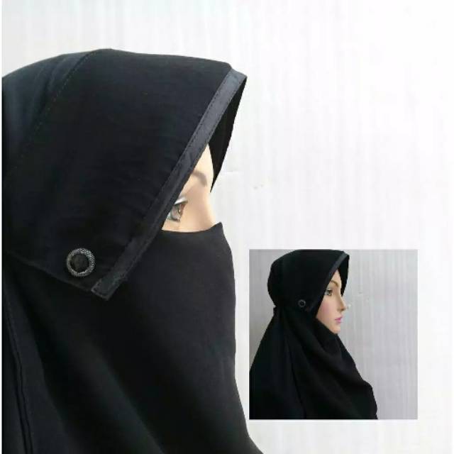 Niqab bandana cadar poni kancing