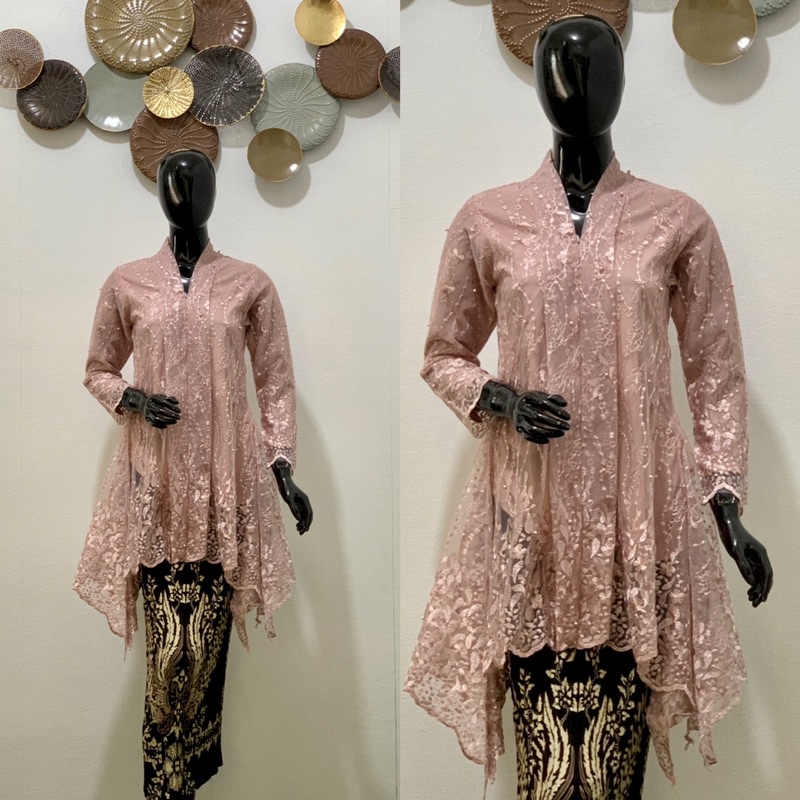 kebaya kartini TuLE waka / kebaya modern / Kebaya remaja / Kebaya ocean / Kebaya bali / Kebaya wisuda / Kebaya brukat-2