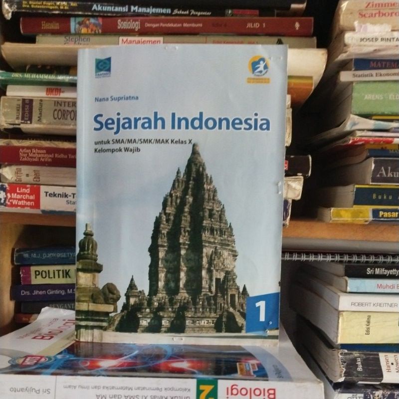 buku sejarah/sejarah Indonesia kelas X/10/1 sma grafindo