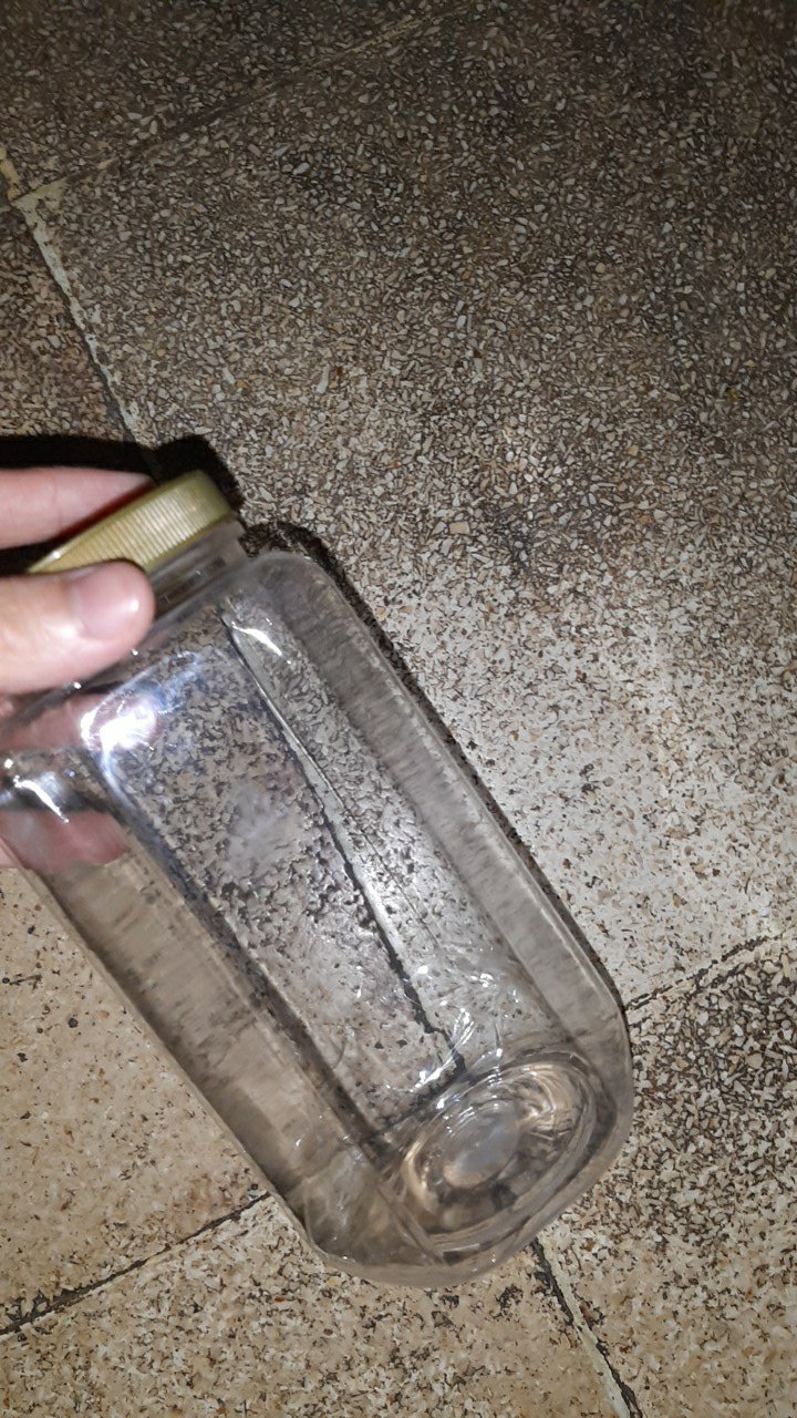 Toples Plastik Hexagonal 700 Ml / Toples Coklat / Toples Kue