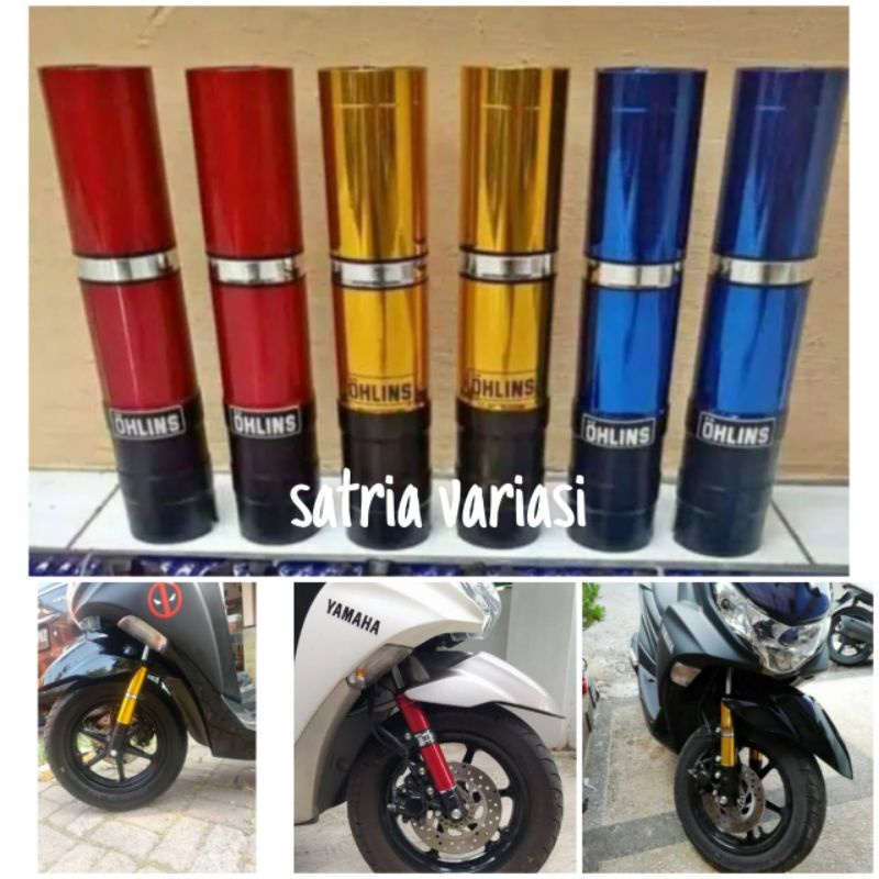 cover shock yamaha freego, pengaman shock depan freego