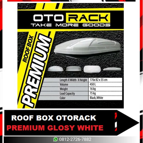 ROOF BOX PREMIUM GLOSY WHITE