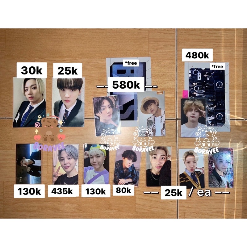 PC Postcard BTS DVD MOTS BLU RAY BR BLURAY SWZ SOWOOZOO JUNGKOOK JK YOONGI SUGA JHOPE HOBI HOBBI HOB