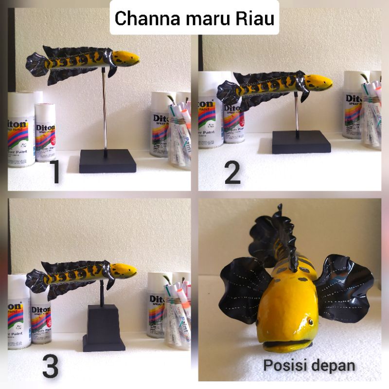 Channa maru riau mainan pajangan
