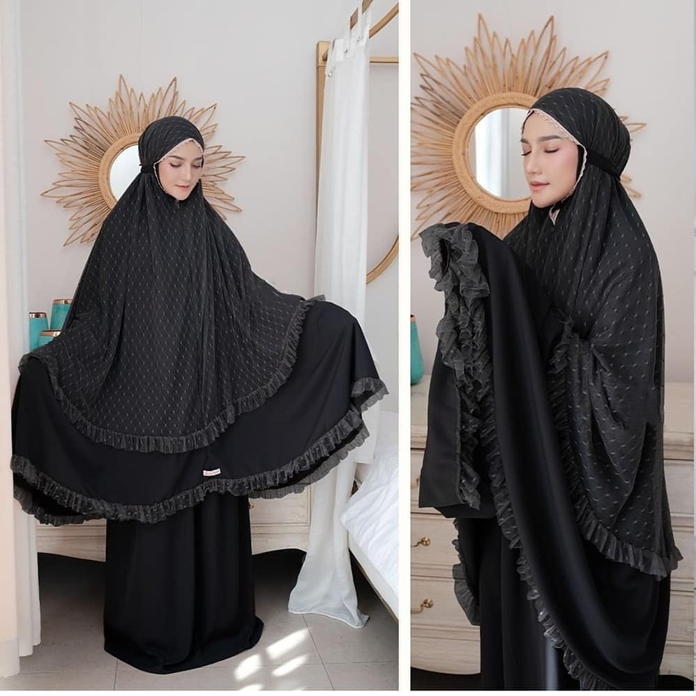 Mukena Traveling Tileu Khadijah dewasa terbaru kekinian_HITS // harga promo bahan Jarsey Comby Tileu (7)