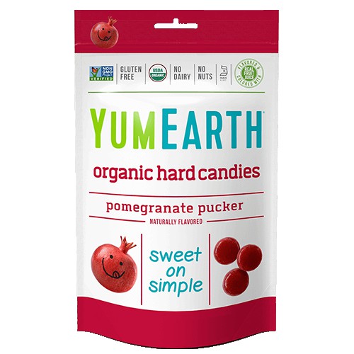 

YUMEARTH ORGANIC HARD CANDIES POMEGRANATE PUCKER/PERMEN SEHAT/PERMEN