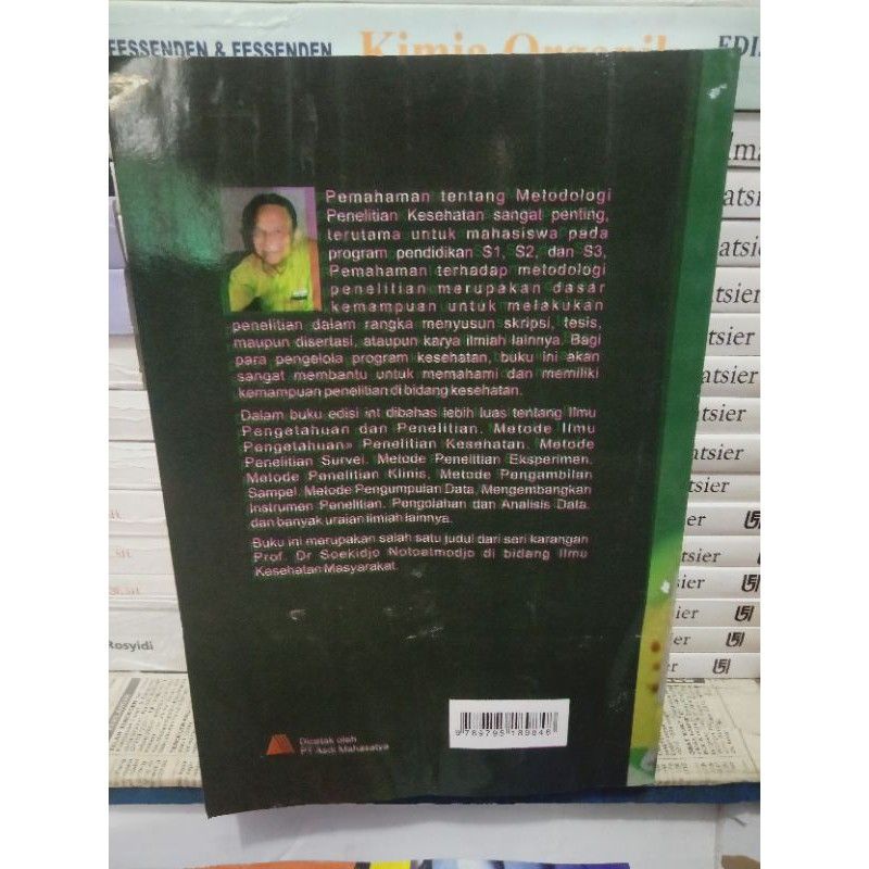 METODOLOGI PENELITIAN KESEHATAN KERTAS HVS / PUTIH PENULIS : SOEKIDJO NOTOATMODJO-1