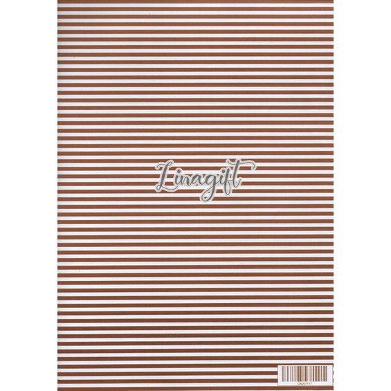 ( 5 Lembar ) KERTAS KADO VL STRIPES - GIFT WRAPPING SMALL LINES SALUR GARIS KECIL