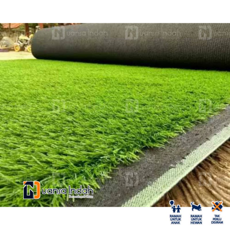 RUMPUT SINTETIS SWISS PREMIUM UKURAN 1×2 METER
