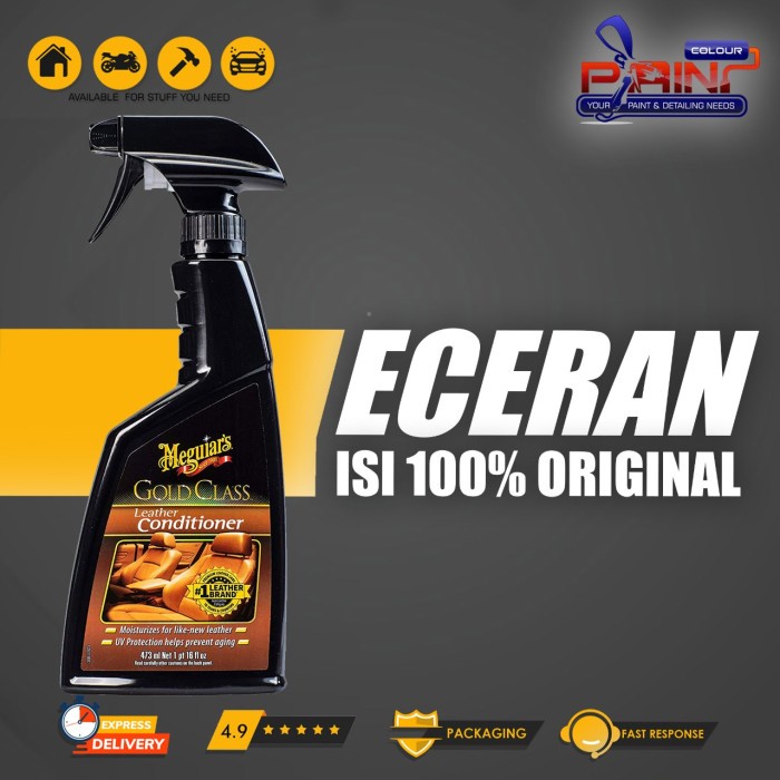Meguiars Gold Class Leather Conditioner ECER, pelembab jok kulit mobil