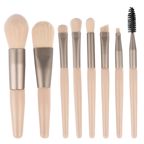 KUAS BLUSH ON ISI 8 SET KUAS MAKE UP 8IN1 BRUSH LENGKAP KUAS MAKE UP 8 IN 1