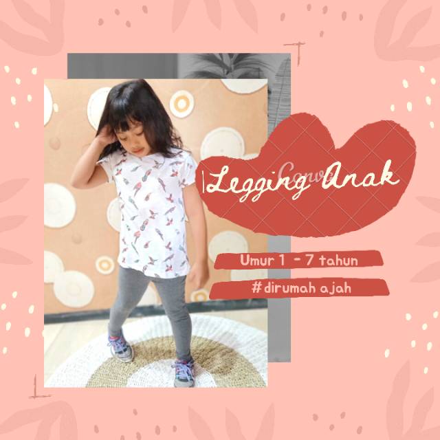 [Fashion Anak] LEGGING ANAK SPANDEK SUPER