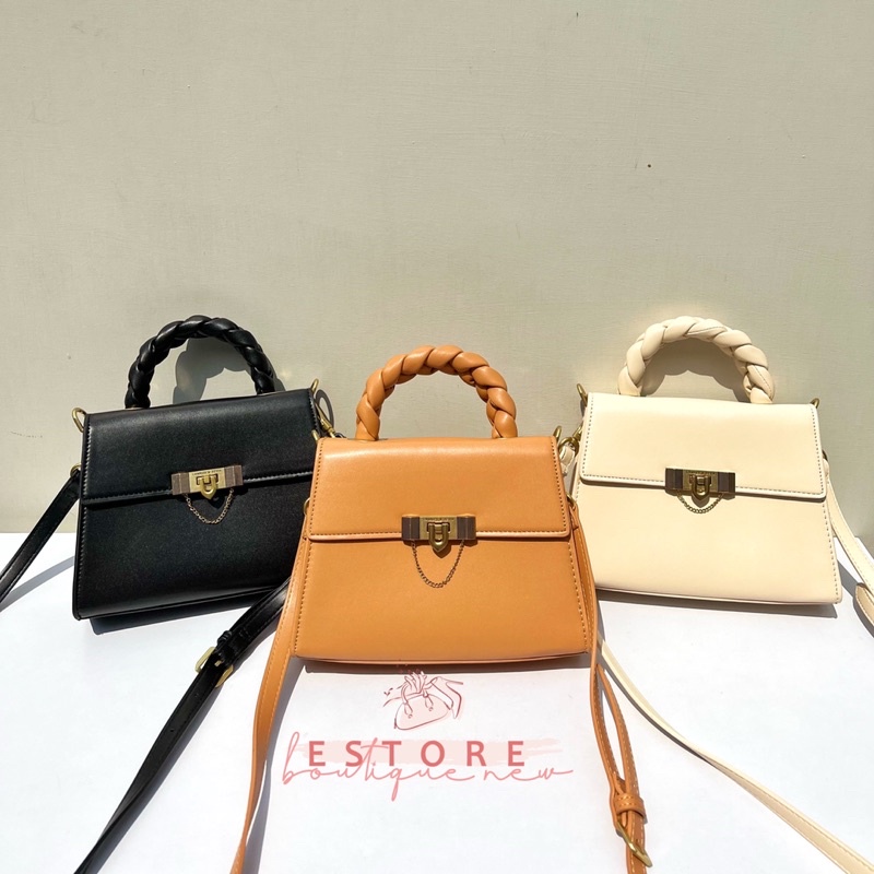 TAS WANITA SELEMPANG CNK TRAPEZE TALULLAH BAG