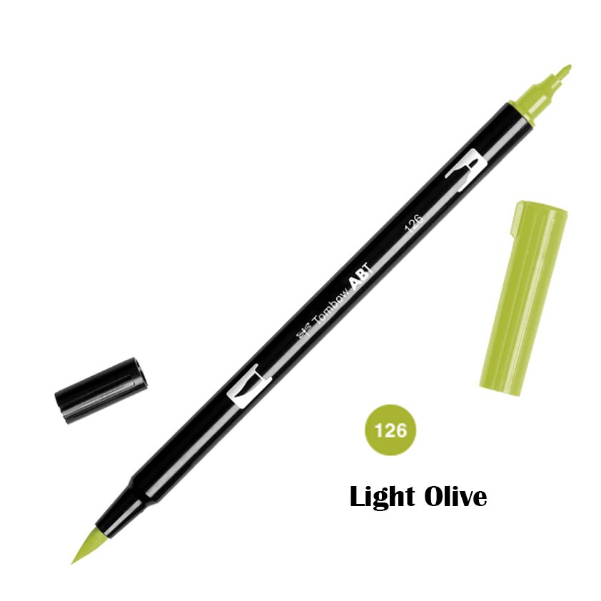 

ABT Tombow Dual Brush Pen - 126 Light Olive
