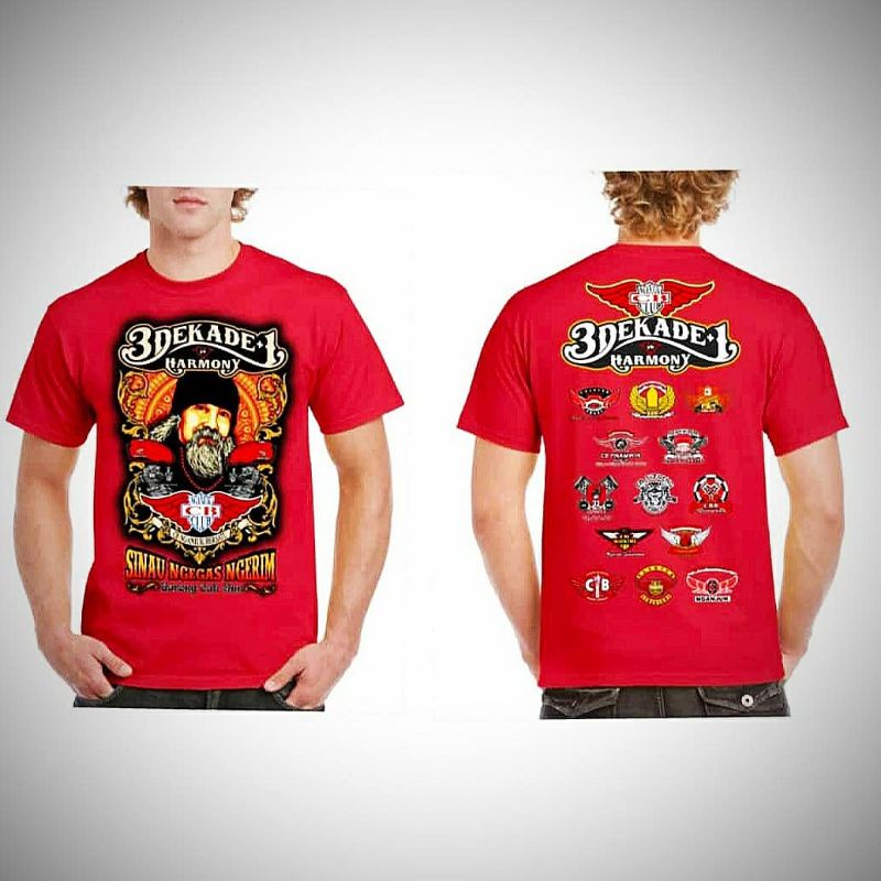 kaos CB nganjuk in harmony anniversary original merchandise