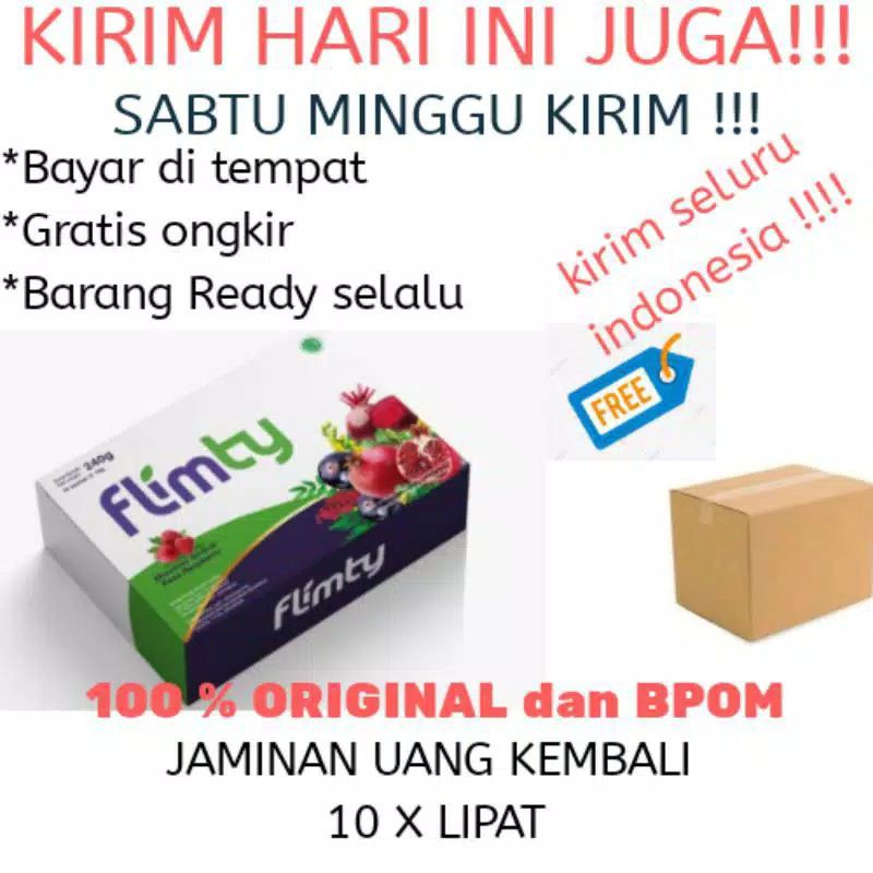 READY ISI 16 / BOX FLIMTY BLACKCURRANT, FLIMTY RASPBERRY. OBAT DIET, OBAT PELANGSING