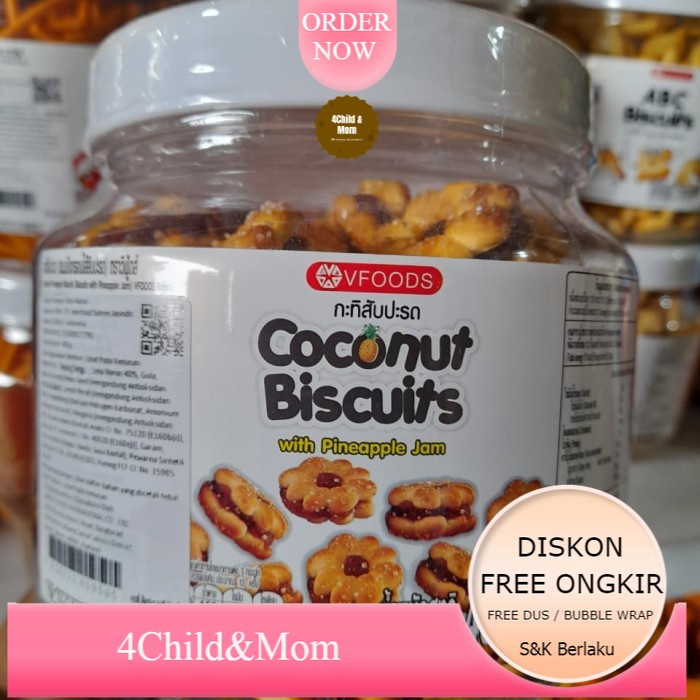 

Biskuit Stick Coconut Abc Snack Cemilan Makanan Ringan 400gr