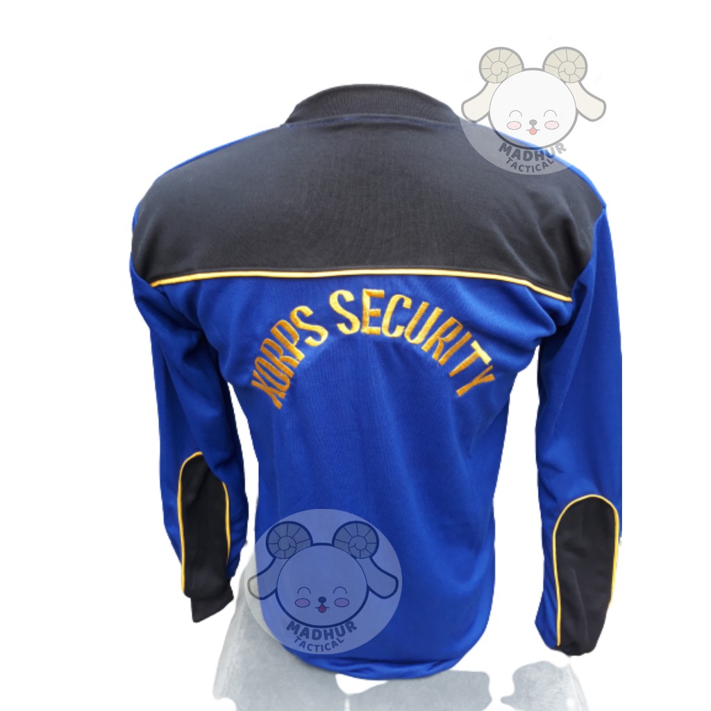 Kaos Security Kaos Satpam Warna Biru