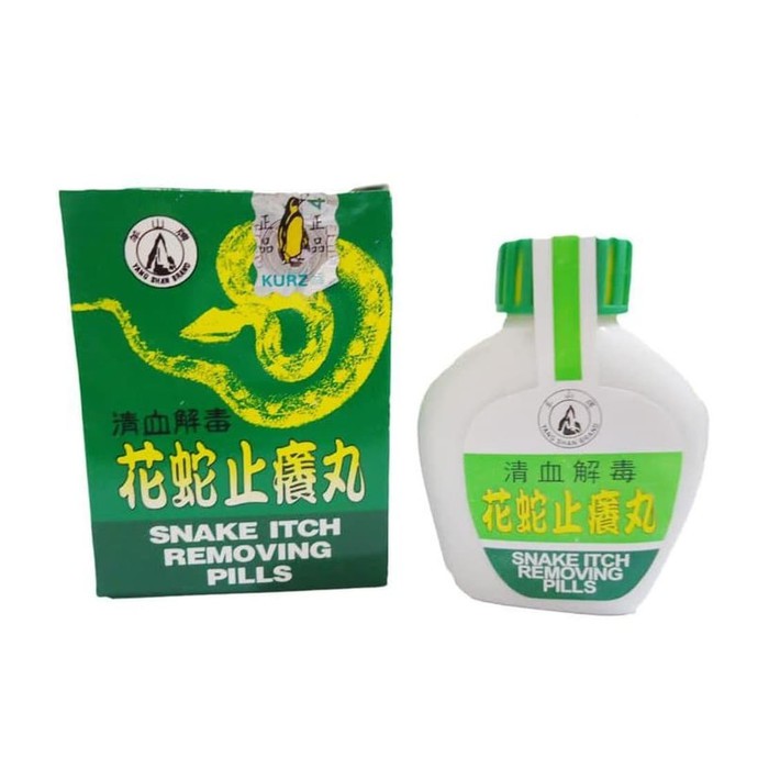 Snake Itch Removing Pills Pill Pil Obat Gatal Gatel Alergi Darah Kotor