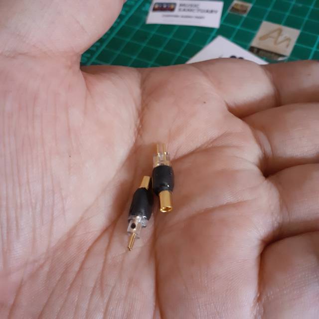 Mmcx to 2pin converter DIY