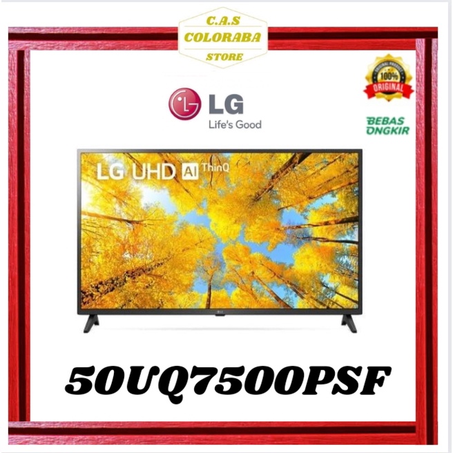 TV LG 50UQ7500PSF SMART TV 50 INCH LED 4K UHD 50UQ7500 50UQ75 50UQ UQ7500PSF UQ7500