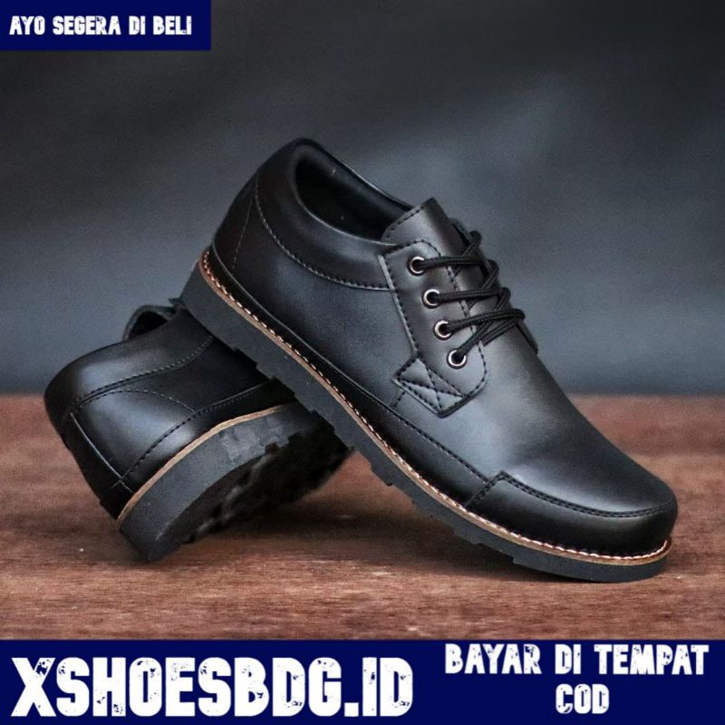 Sepatu Formal Pria Original Mrjoe Tarantula Sepatu Pantofel Kerja Santai Kondangan Main Hitam Coklat