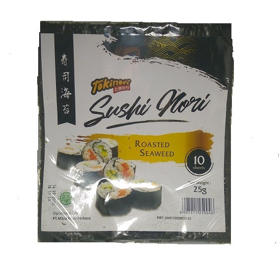 

TERBARU TOKINORI 10 Sheet Yaki Sushi Nori Rumput laut Roasted - HALAL