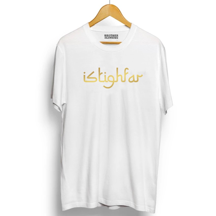 Kaos Distro Istighfar Gold - Abu Misty