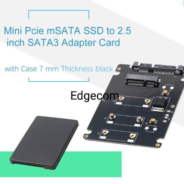 Casing mSATA SSD to SATA 2,5&quot; adapter