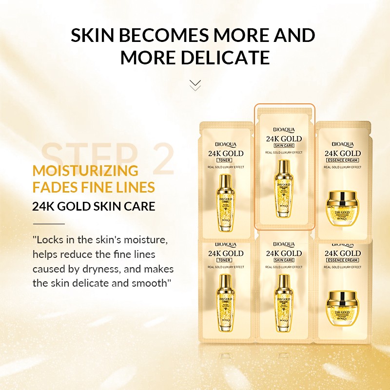 Bioaqua 24k Gold Facial Trial Kit [BPOM]