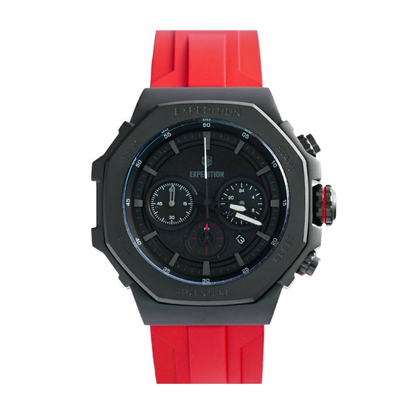 Jam tangan Original EXPEDITION E6816 E 6816 Chronograph Rubber fullset