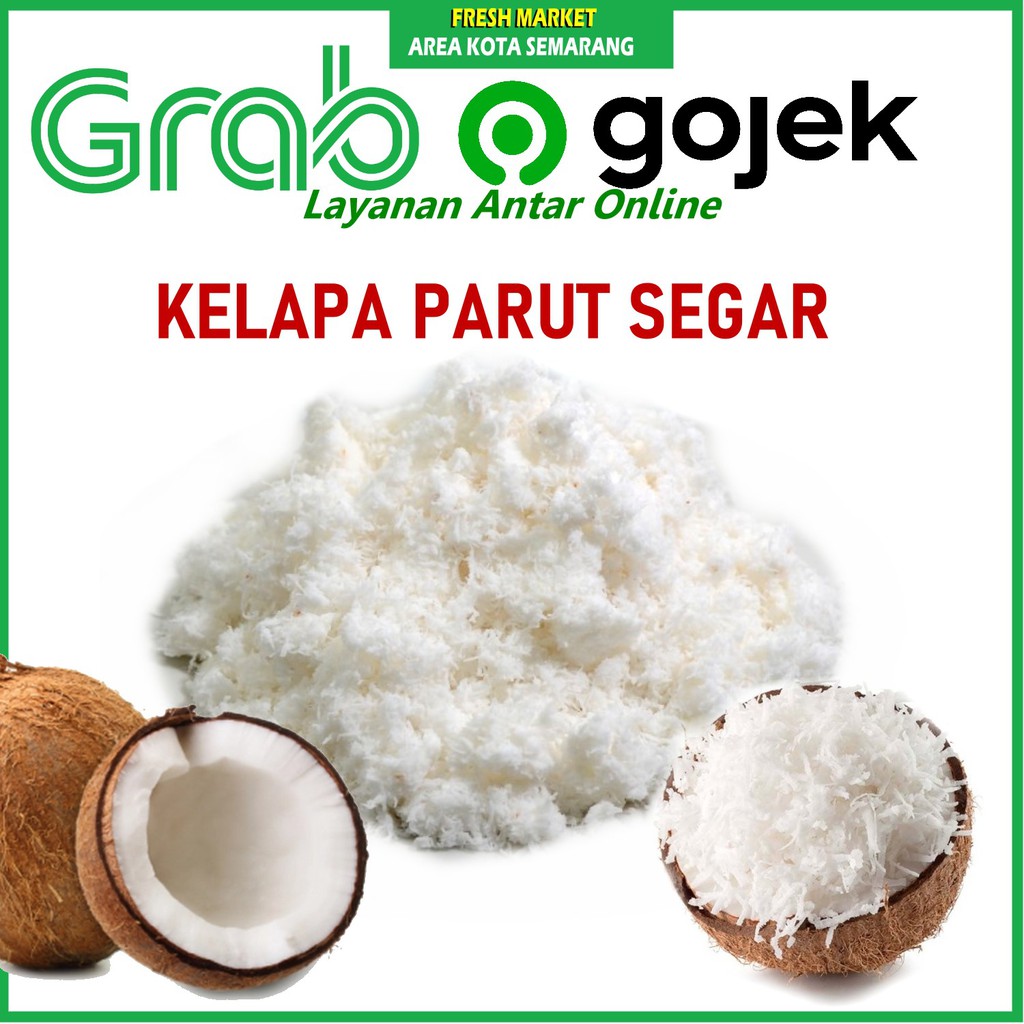 

[FRESH MARKET] Kelapa Parut Segar Muda / Tua 1 Buah