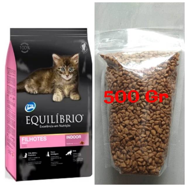 Makanan kucing Equilibrio kitten repack 500 gr