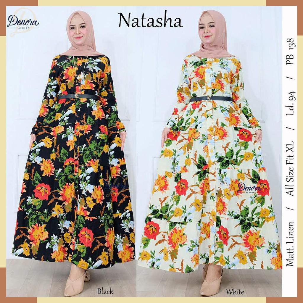 DRESS GAMIS. NATASHA MAXY MOTIF. BY DENORA