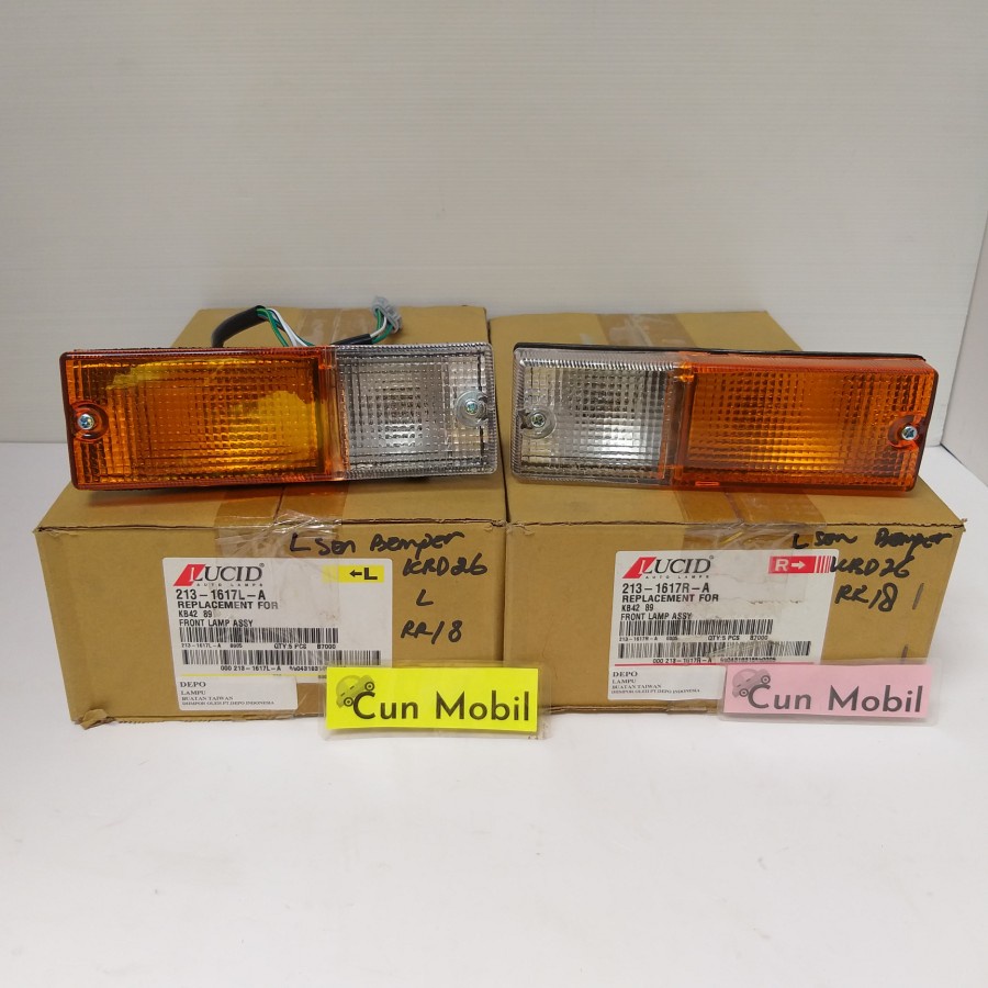 Lampu sen bemper Chevrolet KBD26 KBD 26  213-1617 merk Lucid harga per 1 pcs