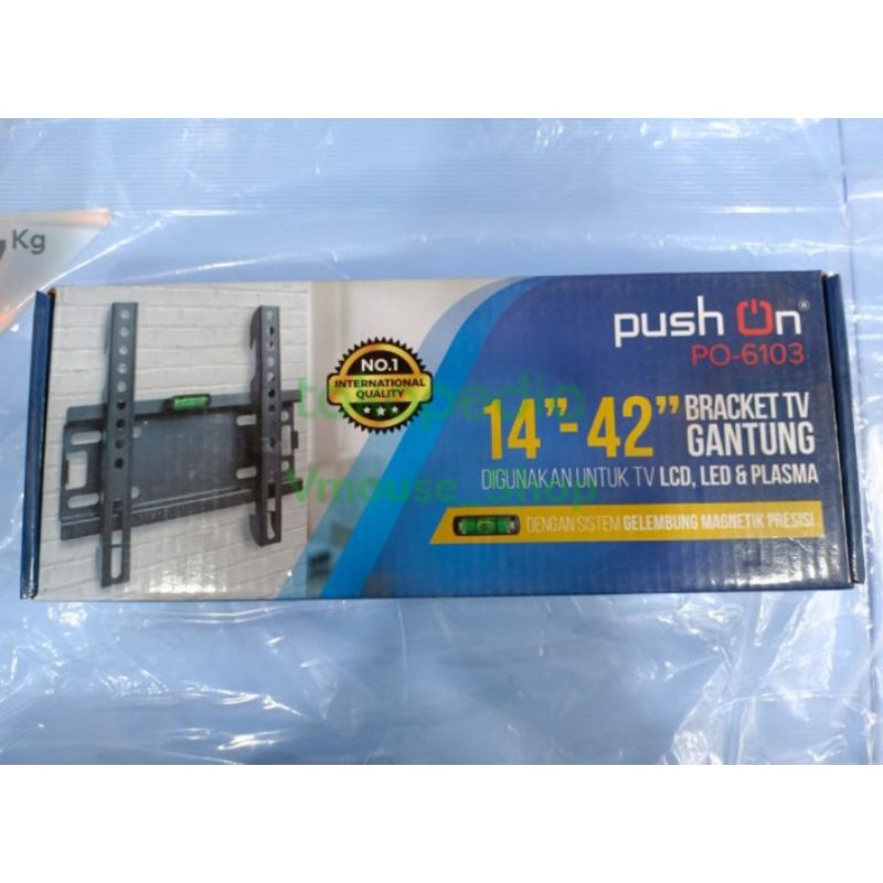 BREKET TV - BEREKET TV - BRACKET TV - BREKET TV FIX - BESI PENYANGGA TV - BREKET TV DINDING -BRECKET