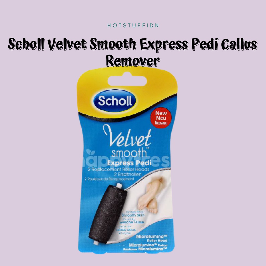 penghalus tumit Scholl Velvet Smooth Express Pedi Callus Remover
