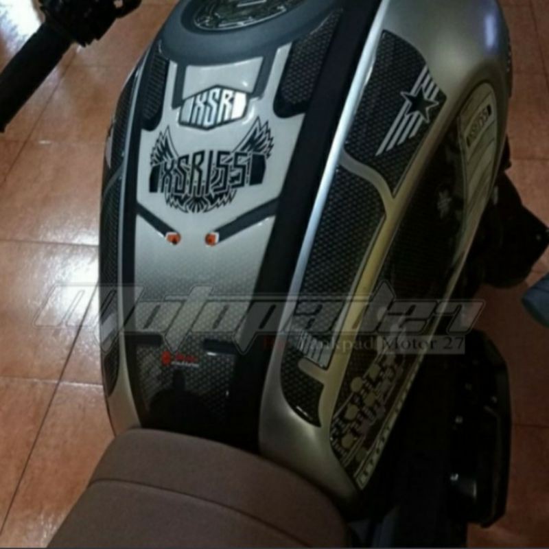 Stiker Sticker Resin Timbul Tankpad Tank Protector Yamaha XSR 155