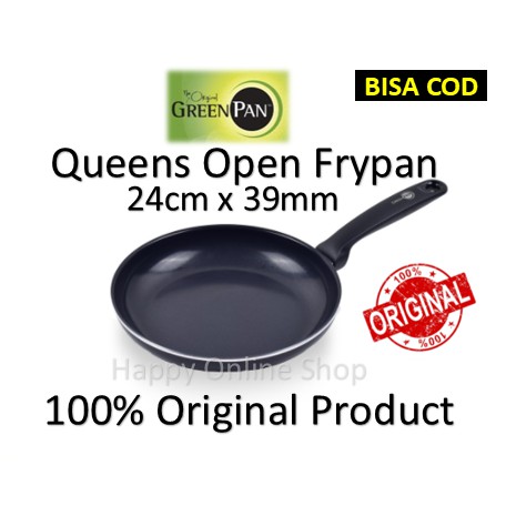 Promo Hari Ini!! GreenPan Queens Open Frypan 24 cm x 39mm