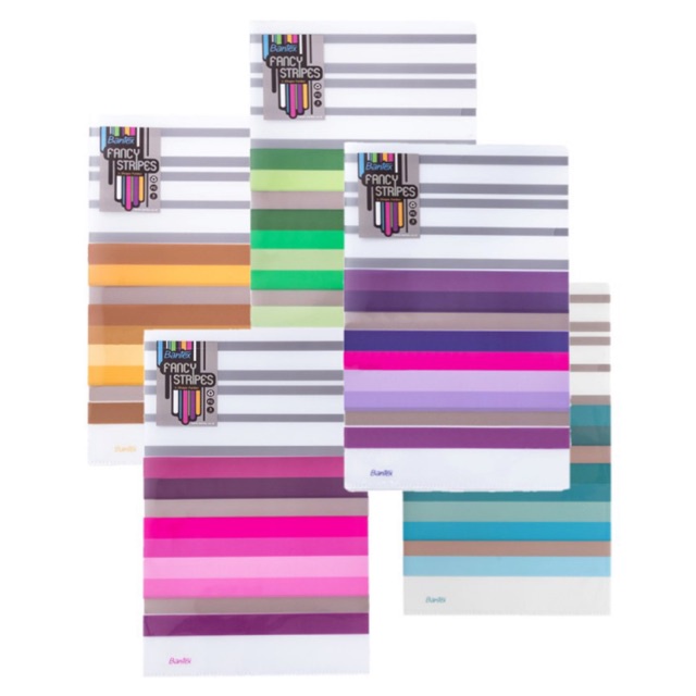 

MAP L BANTEX FANCY STRIPES 2247 | L SHAPE FOLDER | ISI 3 LEMBAR UKURAN FOLIO
