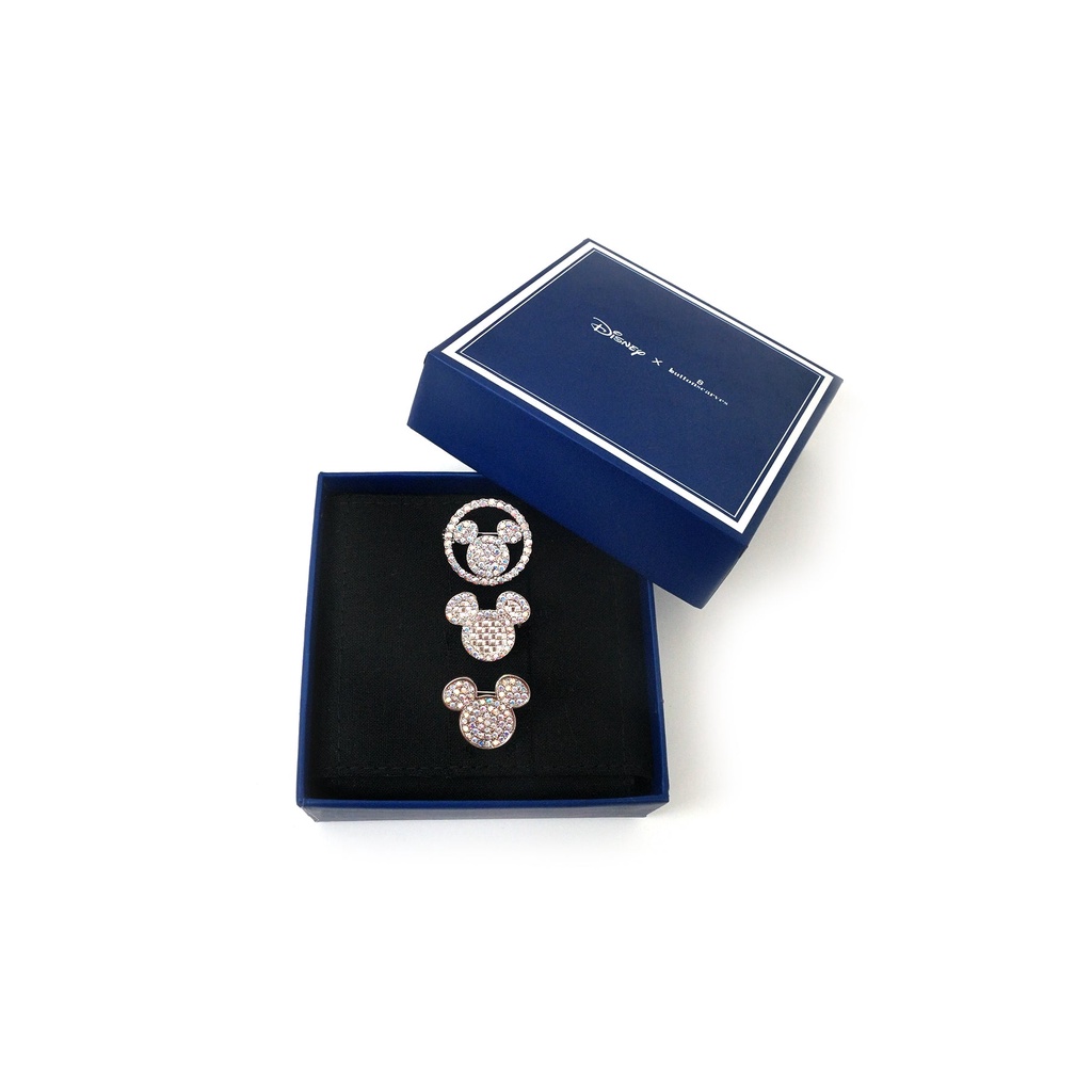 Buttonscarves X Petite Disney THE DREAM PARK SERIES Brooch Silver Package Pin Bros