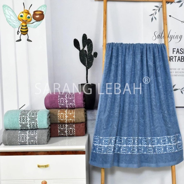 Handuk Besar Jumbo 80 x 160 Handuk Mandi Dewasa / Handuk Sarang Lebah Jumbo