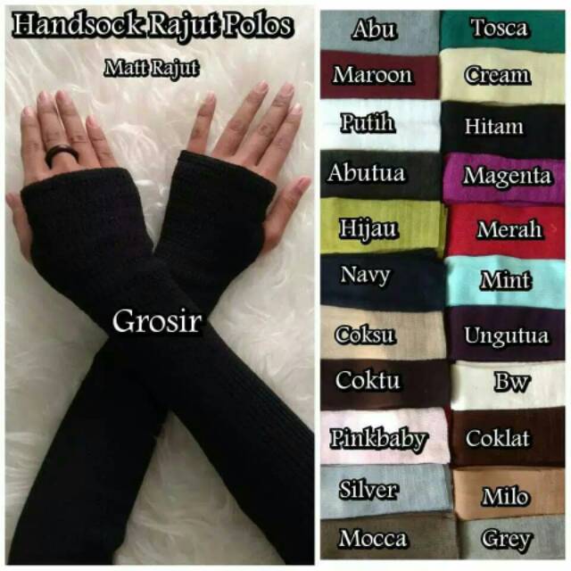 SALE HANDSOCK RAJUT JEMPOL