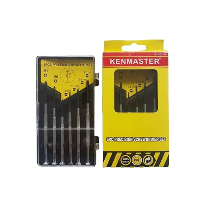 Obeng Jam Set 6pcs - Kenmaster Obeng Jam Precision Screwdriver