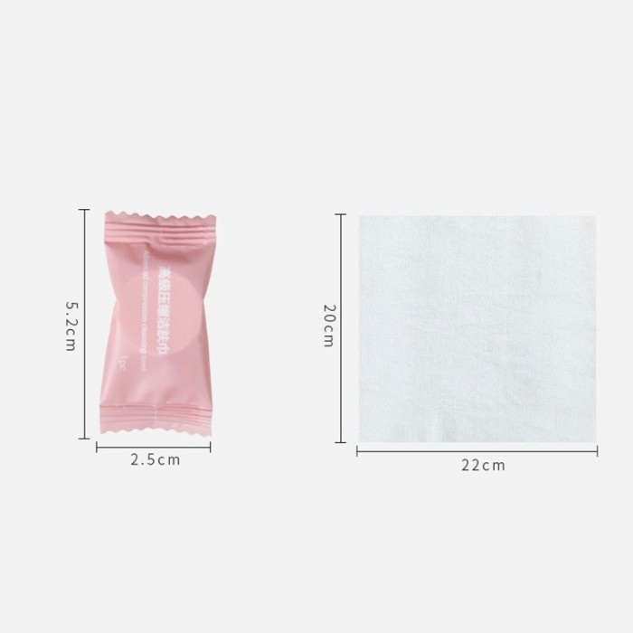 Candy Mini Towel Handuk Sekali Pakai Travel Disposable Compress Towel