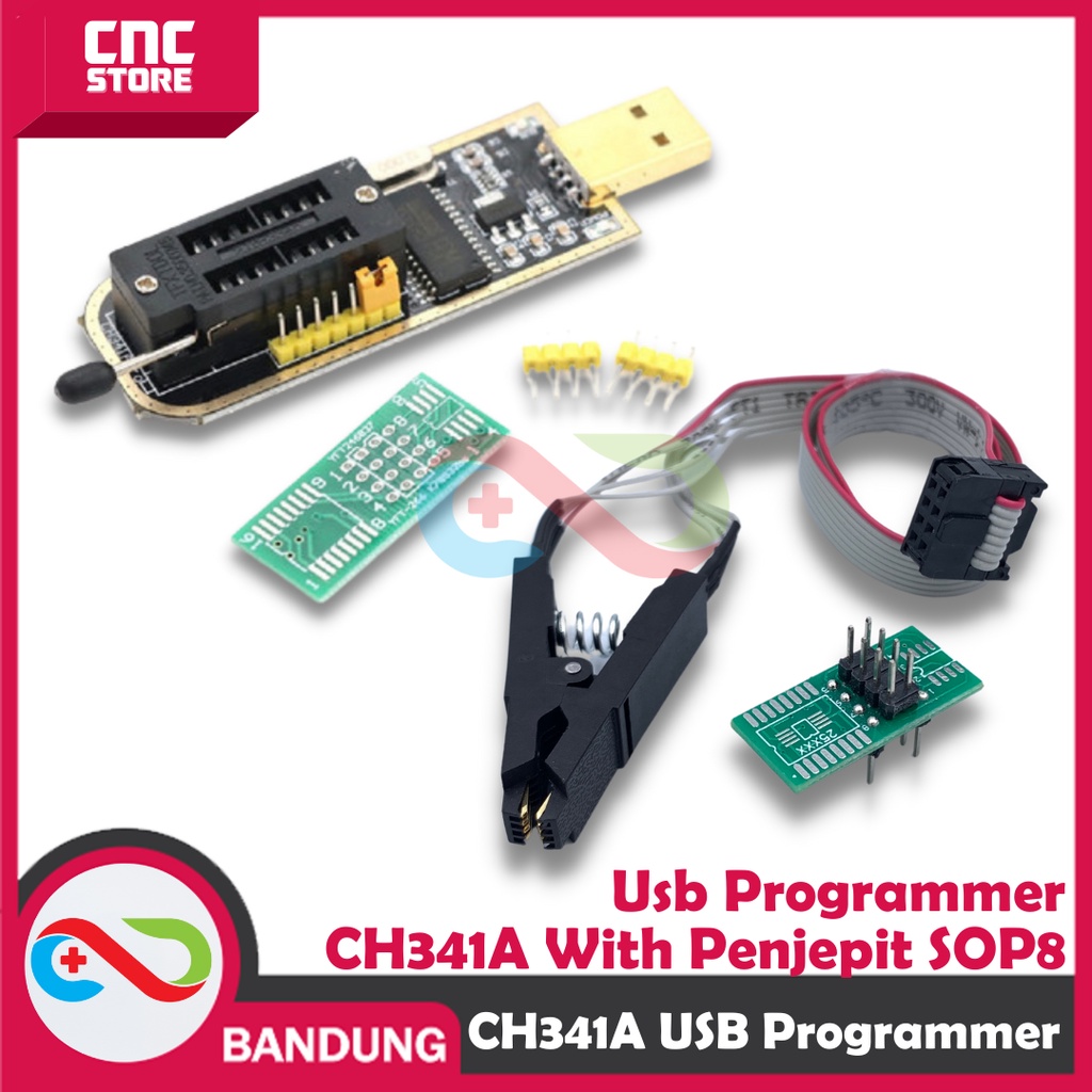 USB PROGRAMMER IC EEPROM CH341A PLUS PENJEPIT SOP8 FLASH BIOS