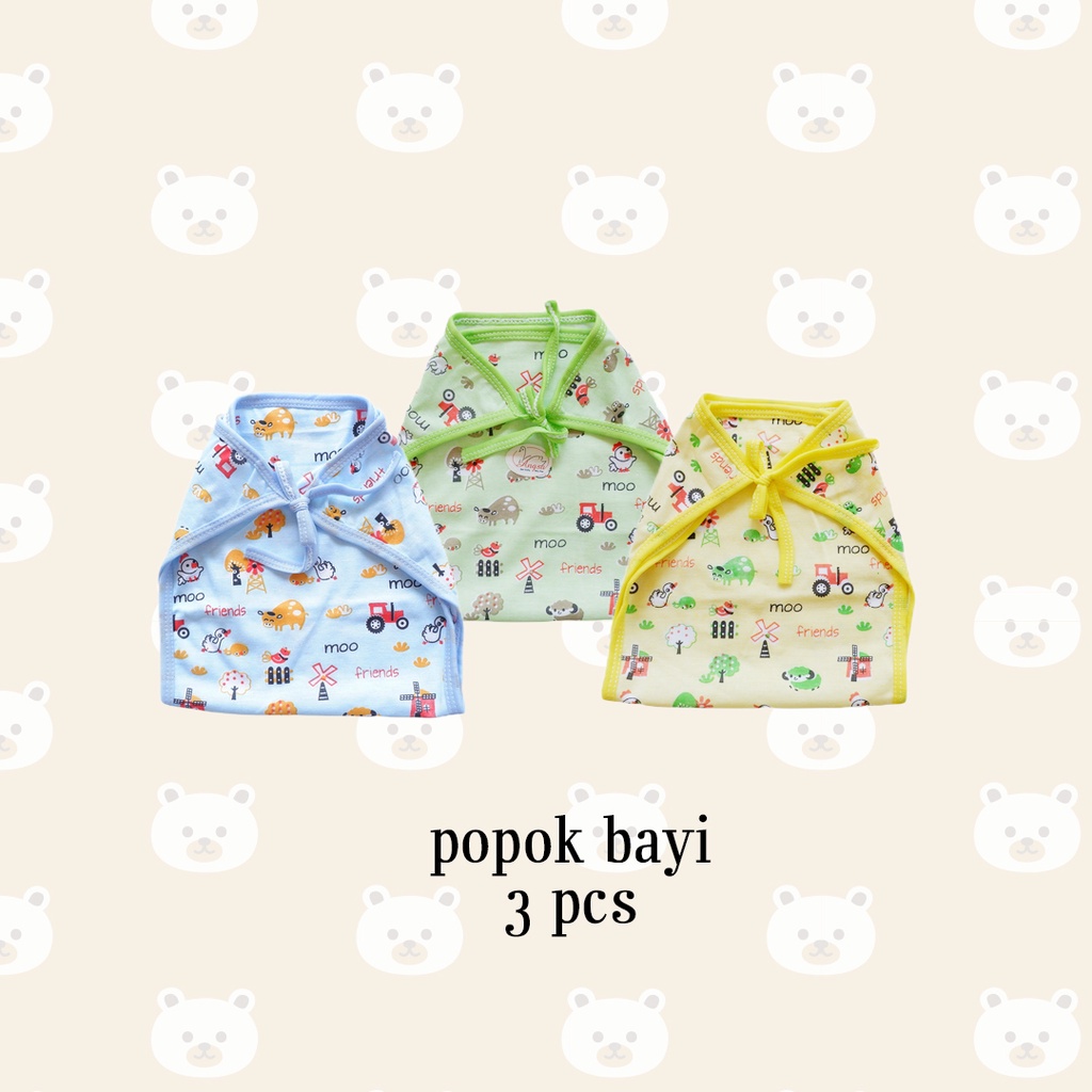 3 PCS Angsa Popok Kain Tali Ikat Anak Bayi Cewek Cowok