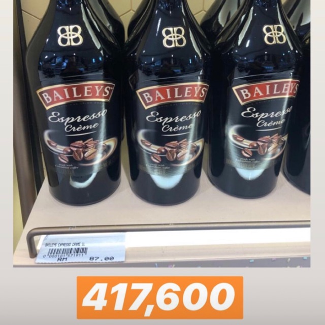 Baileys Irish Cream Espresso 1Lt